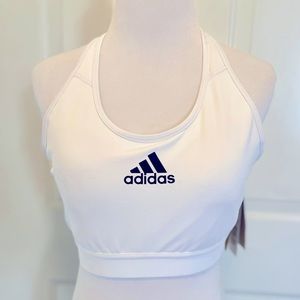 NWT Adidas Don’t Rest Racerback Bra in white